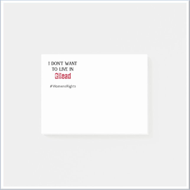 Post-it® Droits des femmes anti Gilead (Créateur téléchargé)