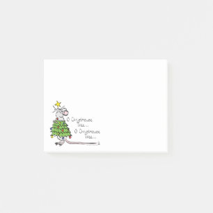 Post-it® Drôle Cartographie d'arbre de la souris de Noël