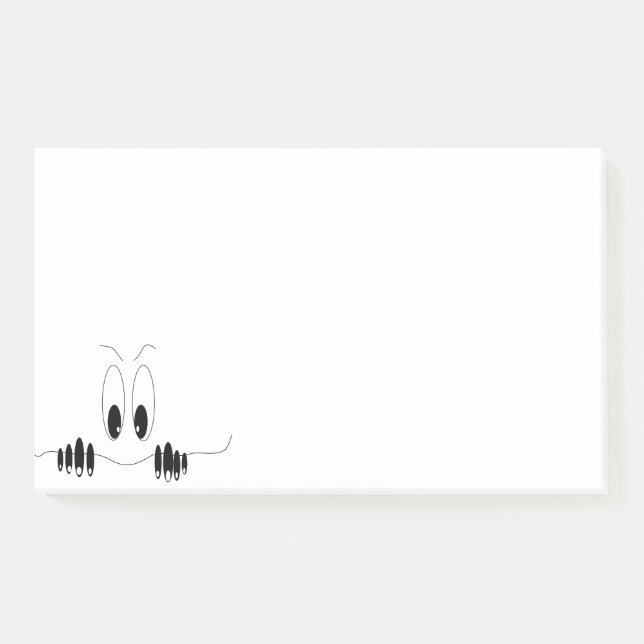 Post-it® Drôle Curious Eyes Notes collantes (Devant)
