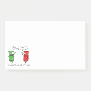 Post-it® Drôle de Noël, Cuisines de caricatures