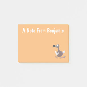 Post-it® Drôle dessin animé d'oiseau de dodo