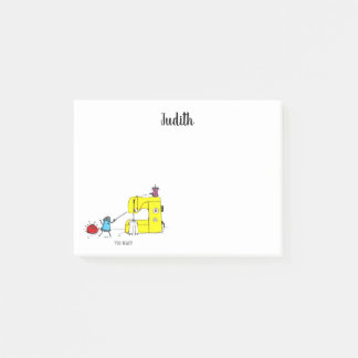 Post-it® Drôle Machine à coudre Cartoon