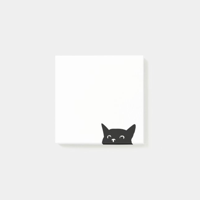 Post-it® Drôle Peeking Cat (Devant)