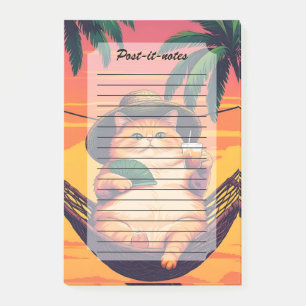 Post-it® Drôle Rétro Vacances de chats d'été