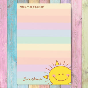 Post-it® Du bureau de Cute Little Rainbow Sunshine