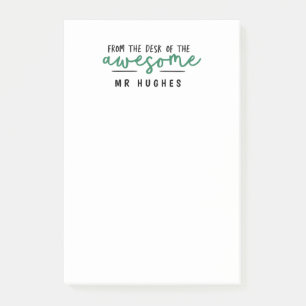 Post-it® Du bureau de l'enseignant ludique et lumineux cade