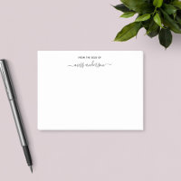 Du Bureau De L'Enseignant Nom Du Script À La Mode