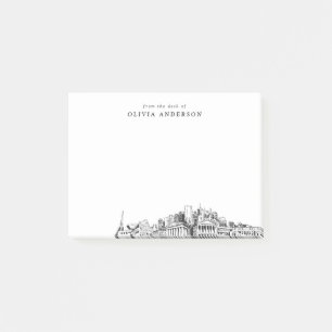 Post-it® Du bureau de Nashville Skyline Personnalisé