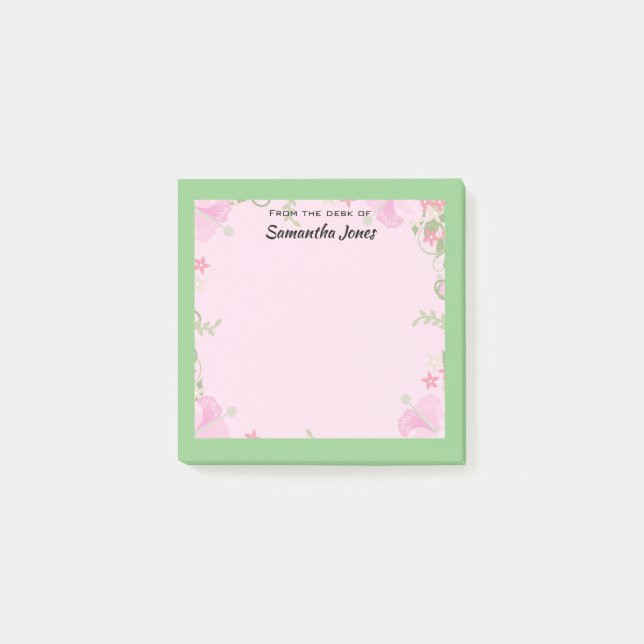 Post-it® Du Bureau de Nom Personnalisé Plutôt (Devant)