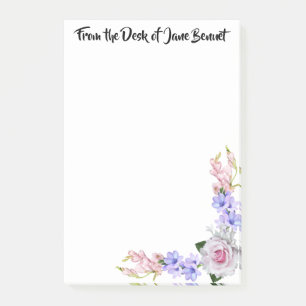 Post-it® Du bureau de Personal Rose Post-It Notes