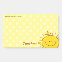 Du bureau du mignon petit joyeux Doodle soleil