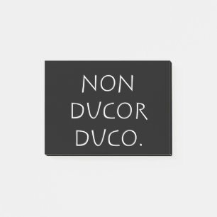 Post-it® duco non ducor