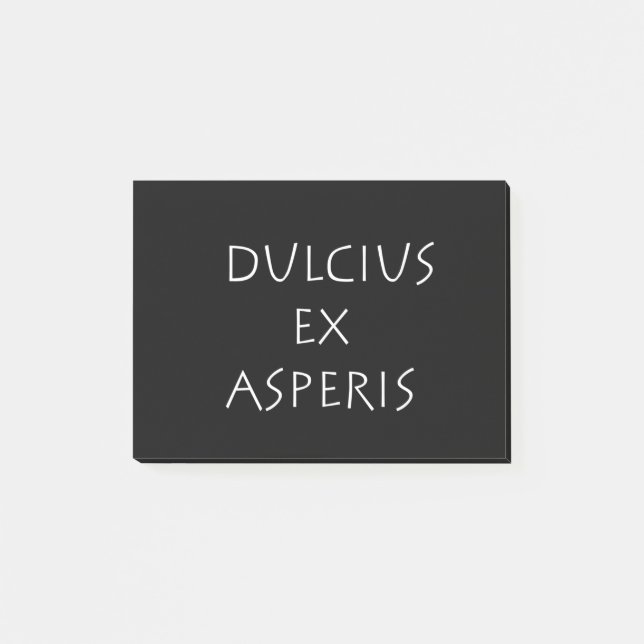 Post-it® Dulcius ex asperis (Devant)