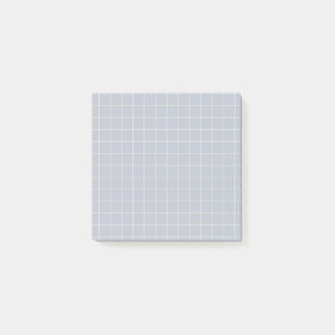 Post-it® Dusty Blue À damiers Motif Conception de grille do