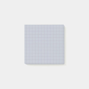 Post-it® Dusty Blue À damiers Motif Conception de grille do