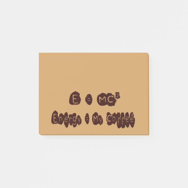 Post-it® E=MC Café (Devant)