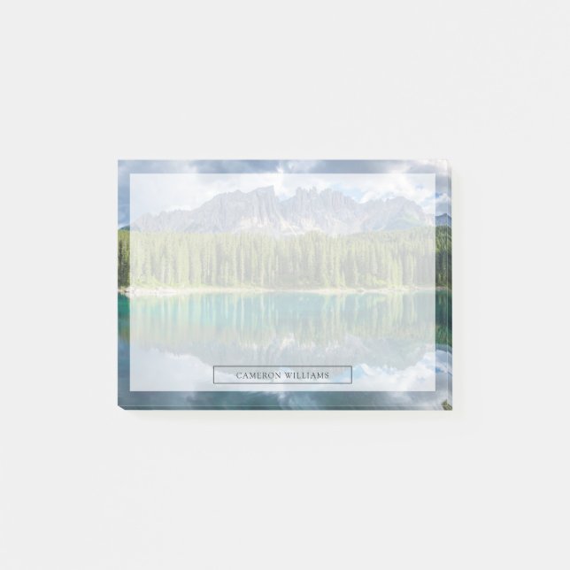 Post-it® Eau | chaîne de montagnes Latemar (Devant)