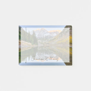 Post-it® Eau Maroon Bells Lake Aspen Trees