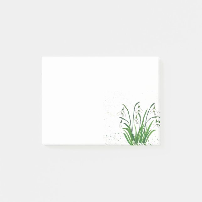 Post-it® Eaux de fleurs blanches (Devant)