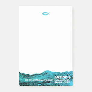 Post-it® Eaux ondulées Jésus Poisson