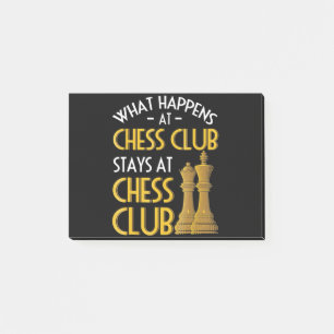 Post-it® Échecs  Ce Qui Se Passe Au Humour Du Club D'Échecs