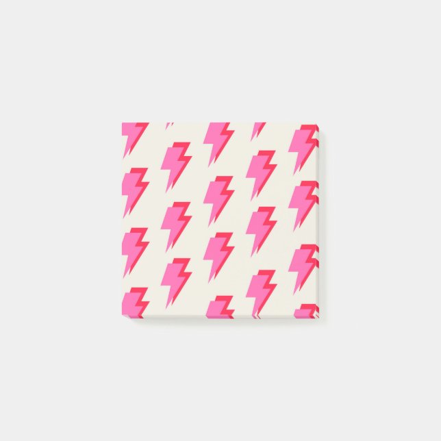 Post-it® Éclair rose Stylish Papeterie de rentrée scolaire (Devant)