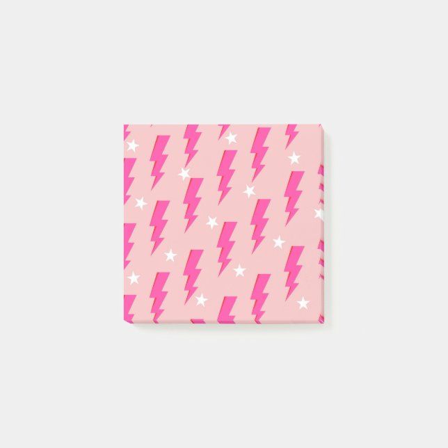 Post-it® Éclair rose Stylish Papeterie de rentrée scolaire (Devant)