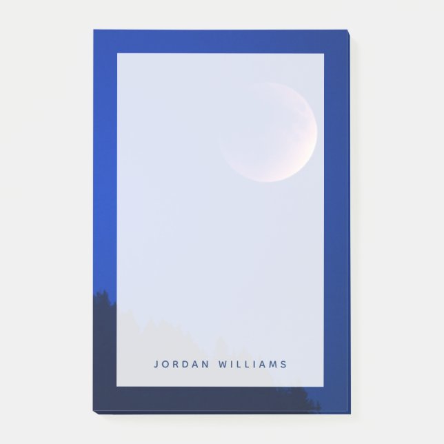 Post-it® Éclipse lunaire sur la forêt | Zug, Suisse (Devant)