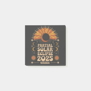 Post-it® Éclipse solaire partielle 2025 Québec Canada