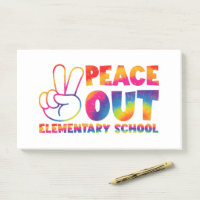 École primaire Peace Out Tie Dye Dernier jour 