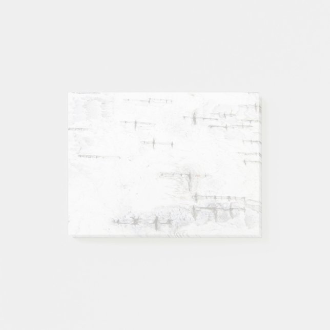 Post-it® Écorce de bouleau Notes post-it (Devant)