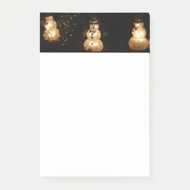 Post-it® Écran Luminaire Snowman (Devant)