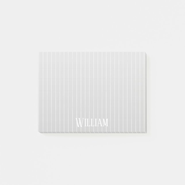 Post-it® Écrans gris clair personnalisés (Devant)