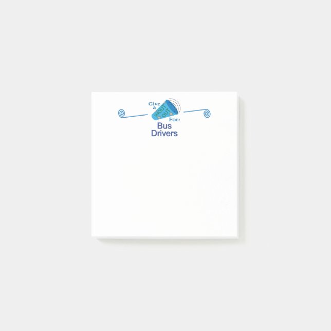 Post-it® Écrire pour les conducteurs de bus (Devant)