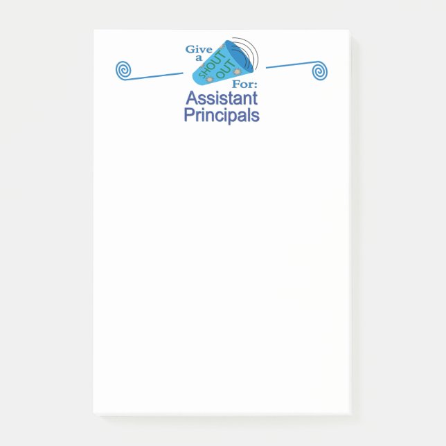 Post-it® Écrire pour les directeurs adjoints (Devant)