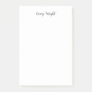 Post-it® Écriture professionnelle minimaliste classique