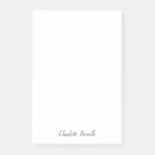 Post-it® Écriture professionnelle minimaliste moderne