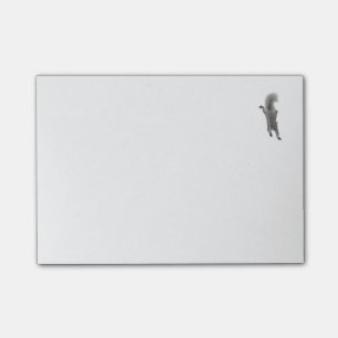 Post-it® Écureuil gris dessiné par Digital pelucheux