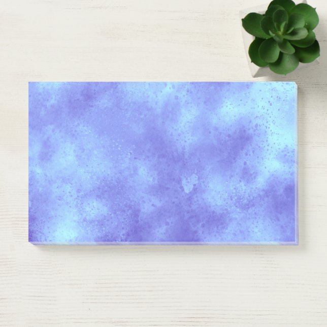 Post-it® Effet nuage tempête élégant bleu (Bureau)