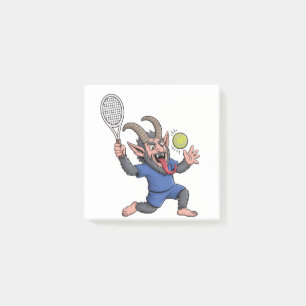 Post-it® Éffrayant Krampus Jouer Tennis Noël