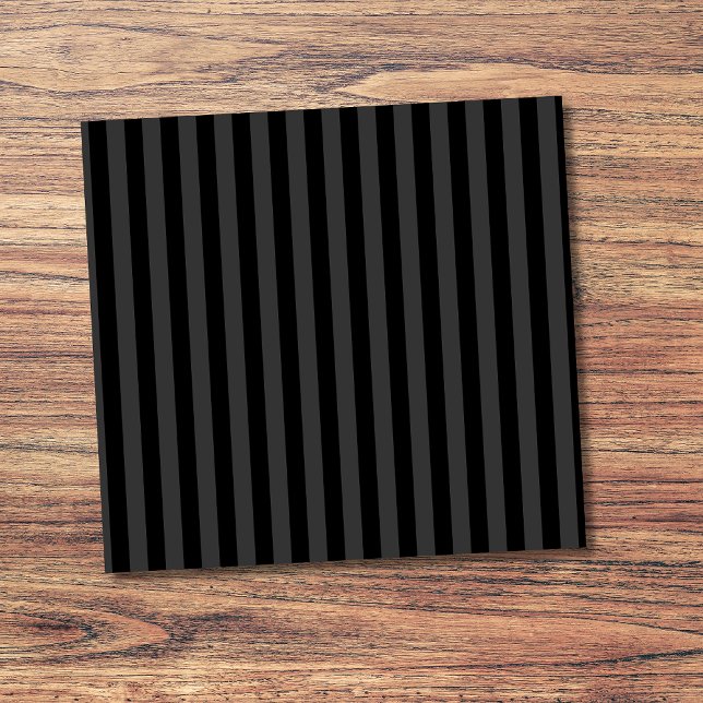 Post-it® Elagnat Black & Smoky Black Vertical Stripes (Créateur téléchargé)