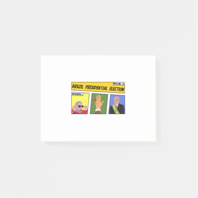 Post-it® Élection présidentielle au Brésil (Devant)