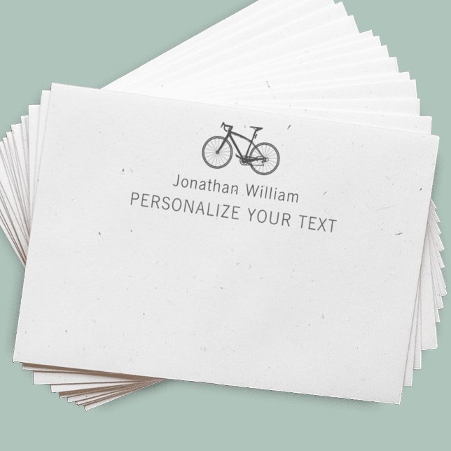 Post-it® Élégant Bicycle simple Rétro Papeterie personnelle (Créateur téléchargé)