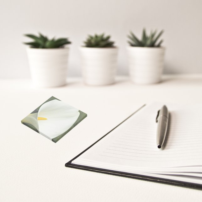 Post-it® Elégant blanc Calla Lily Floral (In Situ)