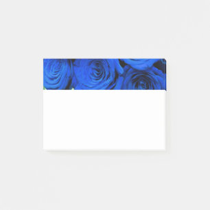 Post-it® Elégant bleu rose bleu fleurs bleu bleu bleu flora