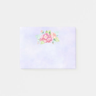 Post-it® Elégant Bouquet de fleurs rose