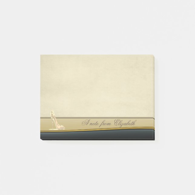 Post-it® Élégant Chic  Féminin Stylé , Talon Haut (Devant)