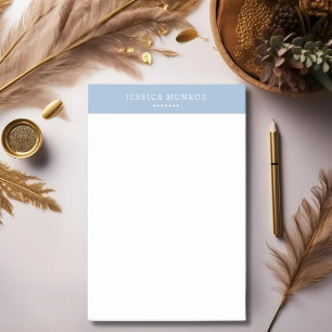 Post-it® Élégant Chic Pastel Blue Personnalisé