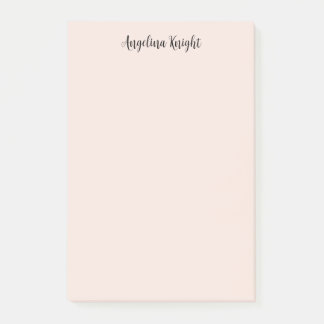 Post-it® Élégant Design Chic Plain écriture Script