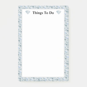 Post-it® Élégant diamant abstrait motif